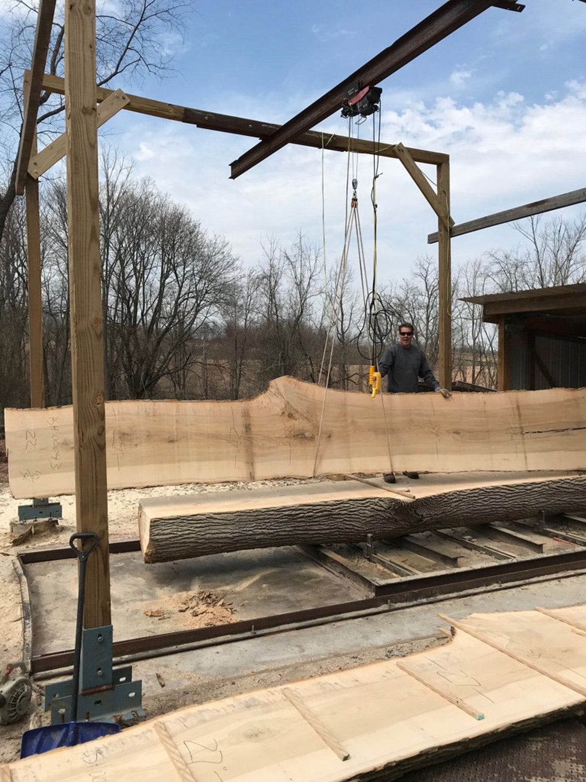 Visual Reference: Ash Live Edge Wood Reclaimed Wood Slabs Kiln Dried Wood