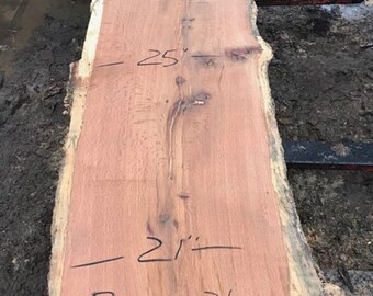 Live edge bar 12 foot oak