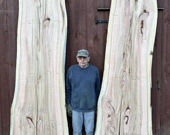 Redwood live edge slabs