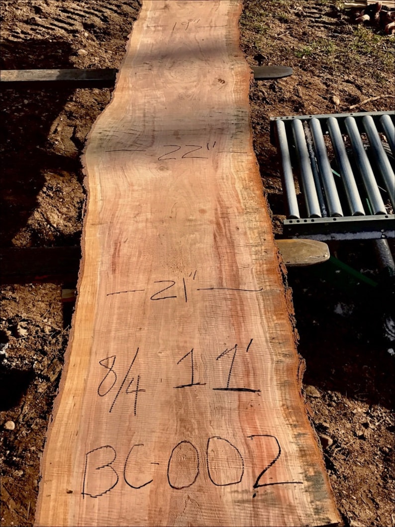 Cherry Live Edge Wood Reclaimed Wood Slabs Kiln Dried Wood for Sale Trusted Wood Suppliers