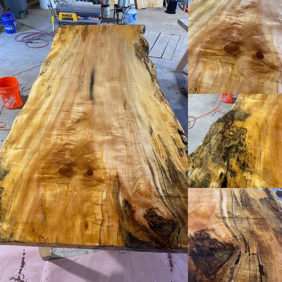 Maple Wood Slab, Live Edge