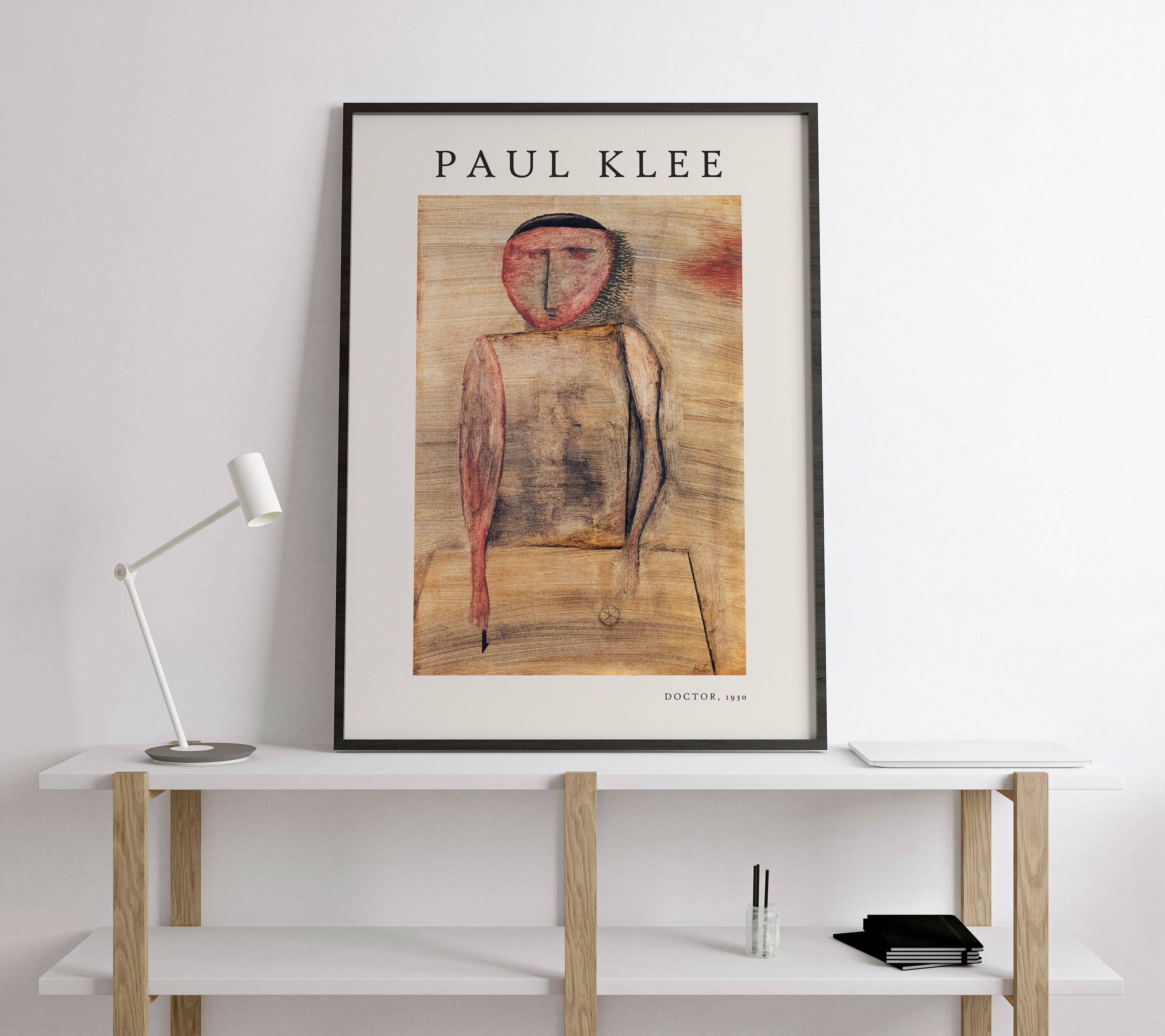 Paul Klee 'doctor' Exhibition Poster: Vintage Modern Art Print - Etsy