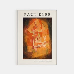 Paul Klee Poster, Paul Klee Minimal Poster, Paul Klee Vintage Painting, Museum of Modern Art, Minimalist Wall Decor