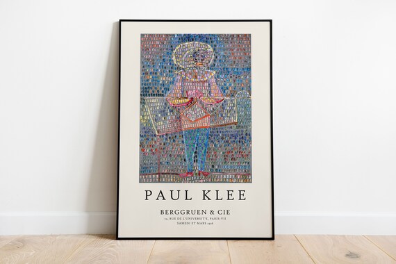 パウル・クレー展ポスター：ヴィンテージ近代美術館プリント - Etsy 日本