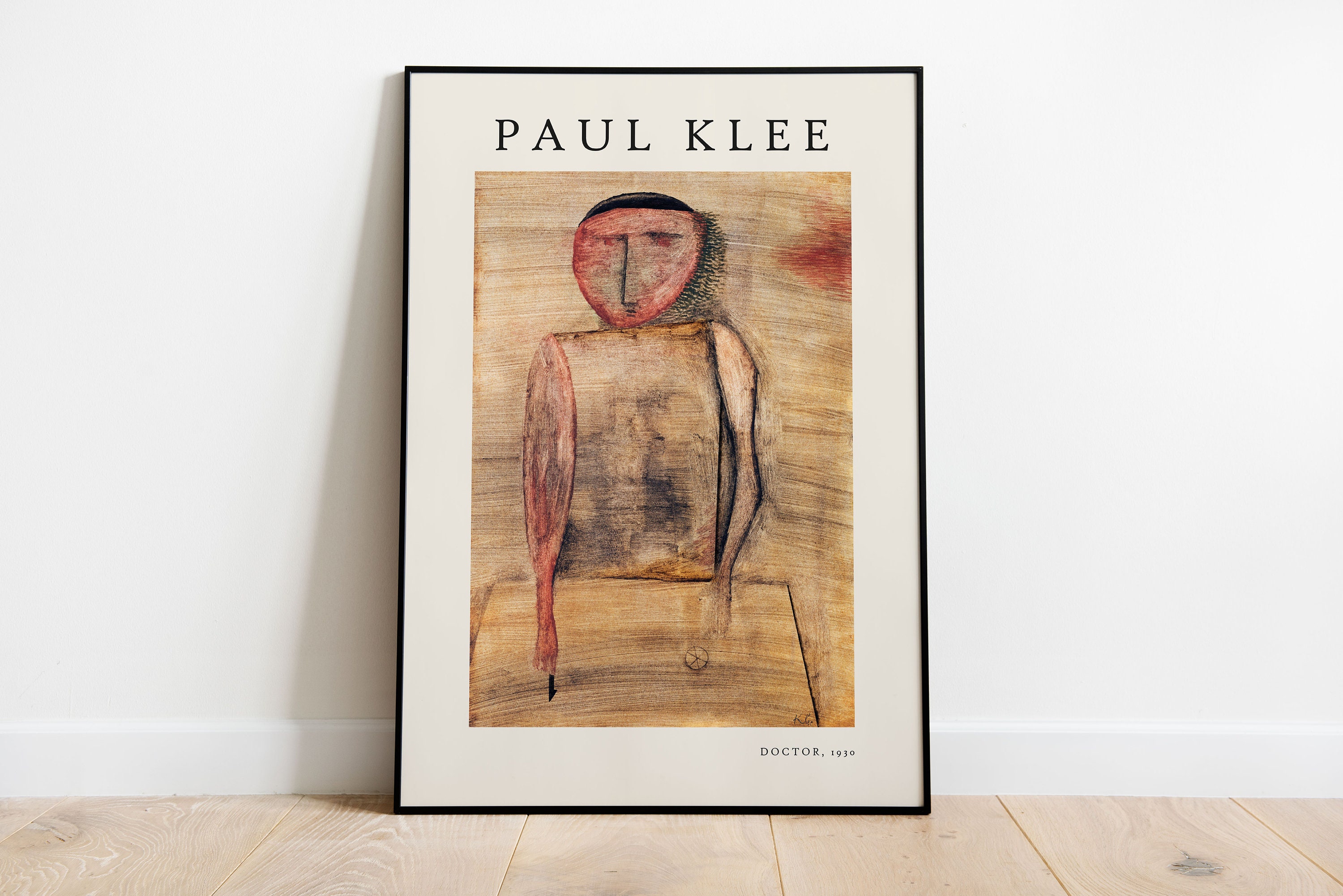 Paul Klee 'doctor' Exhibition Poster: Vintage Modern Art Print - Etsy