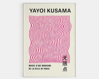 Yayoi Kusama Print Yayoi Kusama Mushroom Yayoi Kusama Poster - Etsy