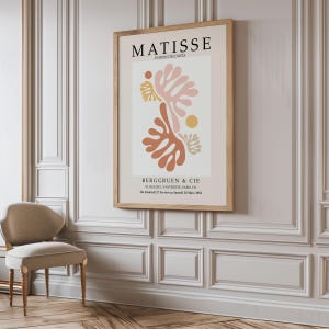 Matisse Abstract Print, Wall art, Henri Matisse Poster, Exhibition Poster, Matisse Cut Outs, Papier Decoupes