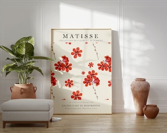 Kunstprint bloemenmarkt Matisse: botanische wanddecoratie