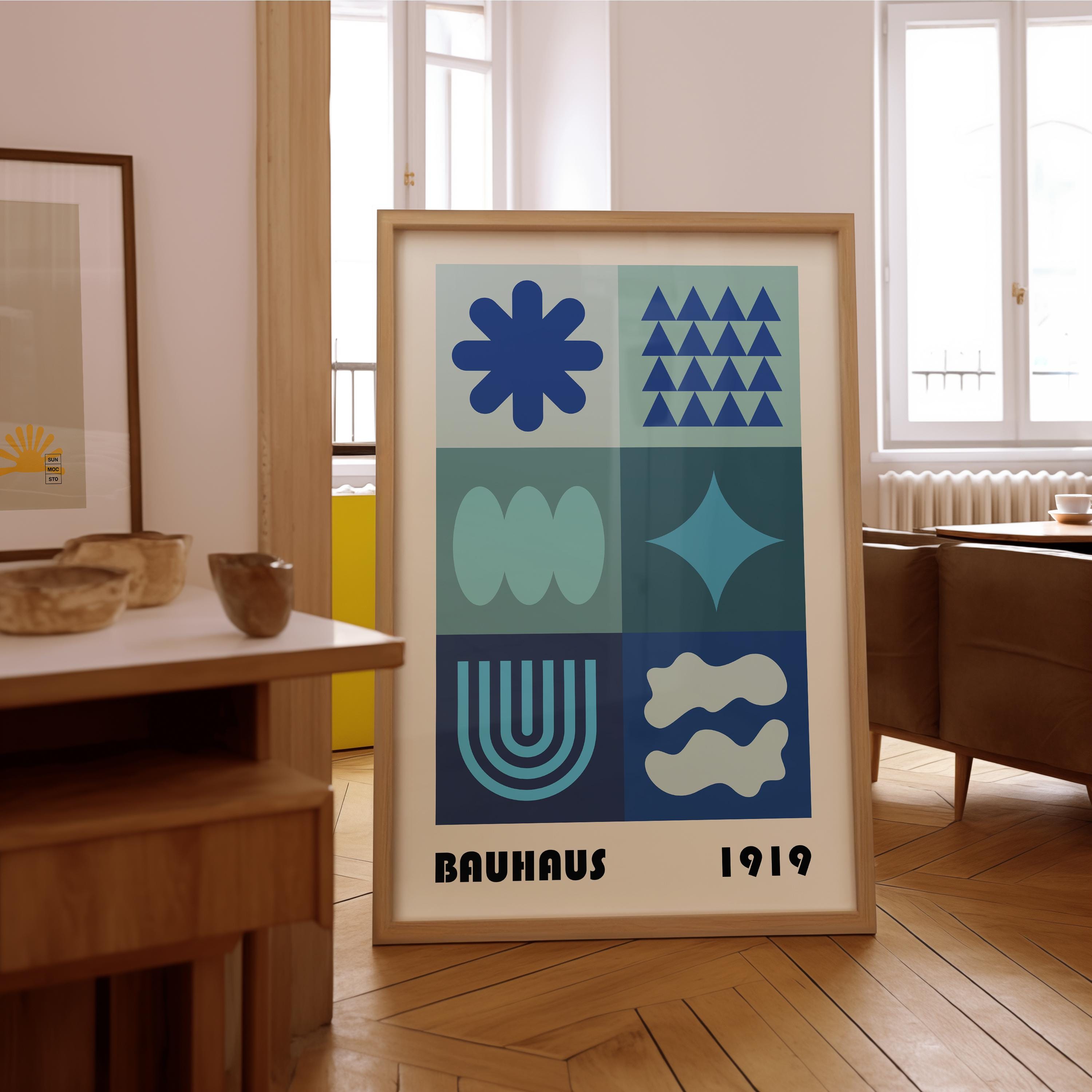 bauhaus-abstract-art-print-geometric-coastal-home-decor-etsy