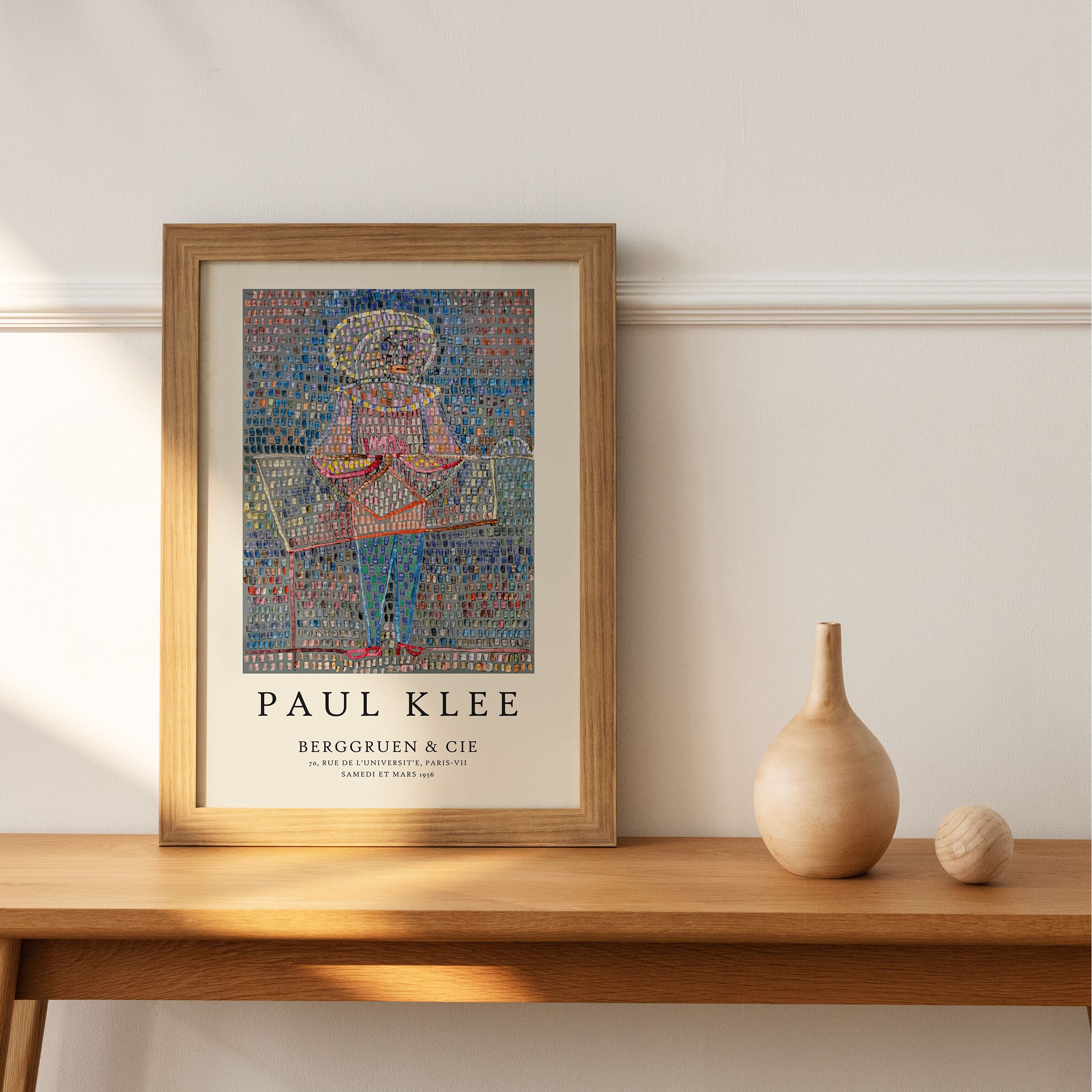 パウル・クレー展ポスター：ヴィンテージ近代美術館プリント - Etsy 日本
