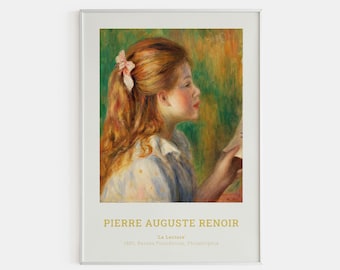 ピエール・オーギュスト・ルノワールの「海辺の女」アートプリント複製