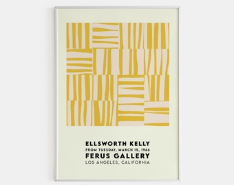 Ellsworth Kelly Original Exhibition Poster Sunflower - Etsy