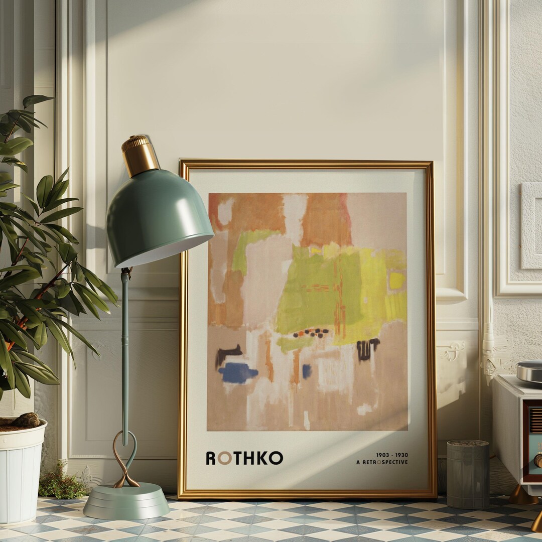 Mark Rothko Netural Mark Rothko Abstract Art Print: Neutral Earth Tones Poster - Etsy