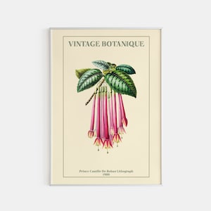 Botanical Print, Flower Market Poster, Printed Flower Poster, Matisse Flower Print, Florist Poster, Vintage Botanique, Print Size A2/A3/A4