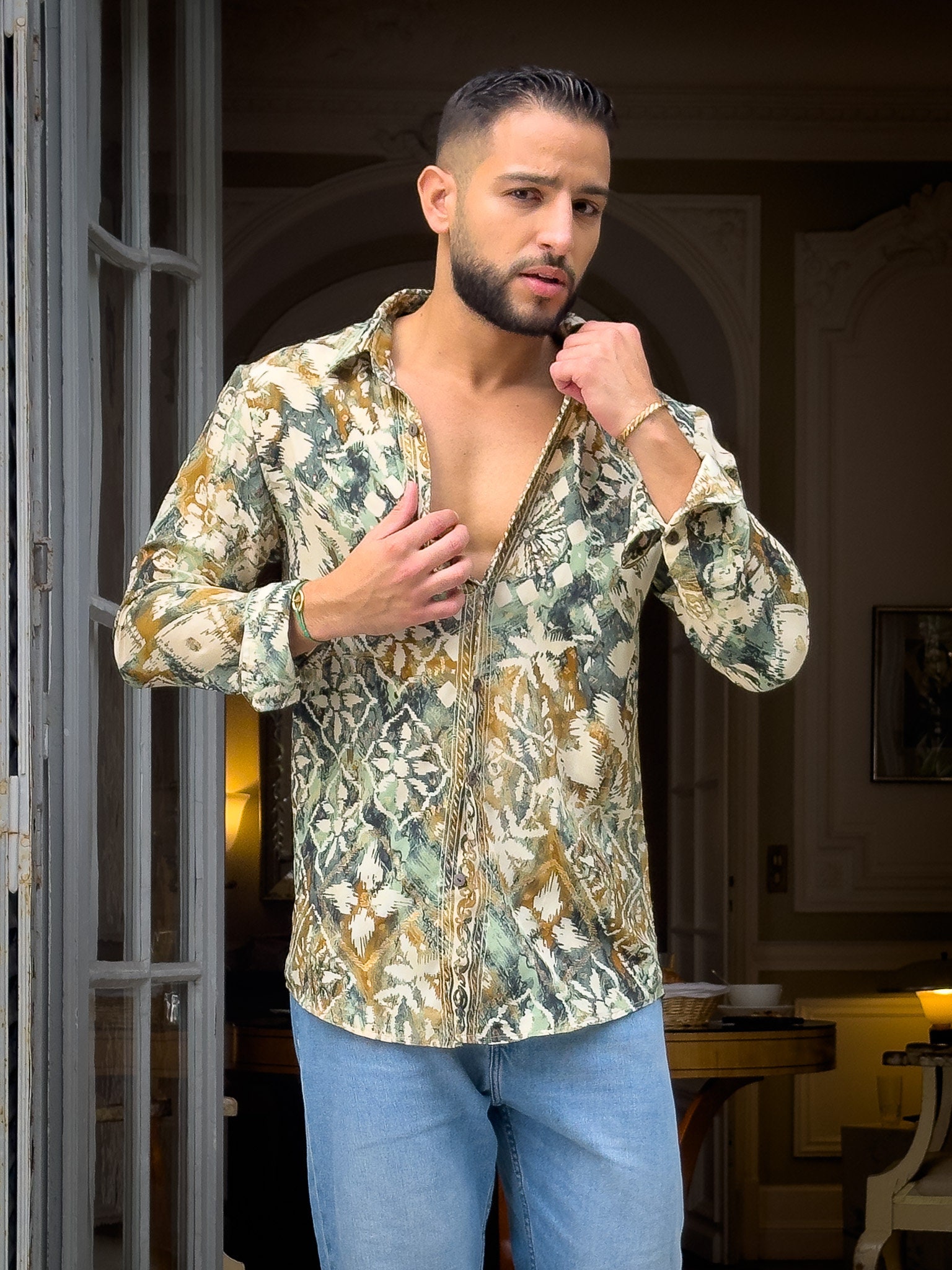 Chemise du soir classique en soie mélangée - Prêt-à-porter de luxe | Homme | LOUIS VUITTON