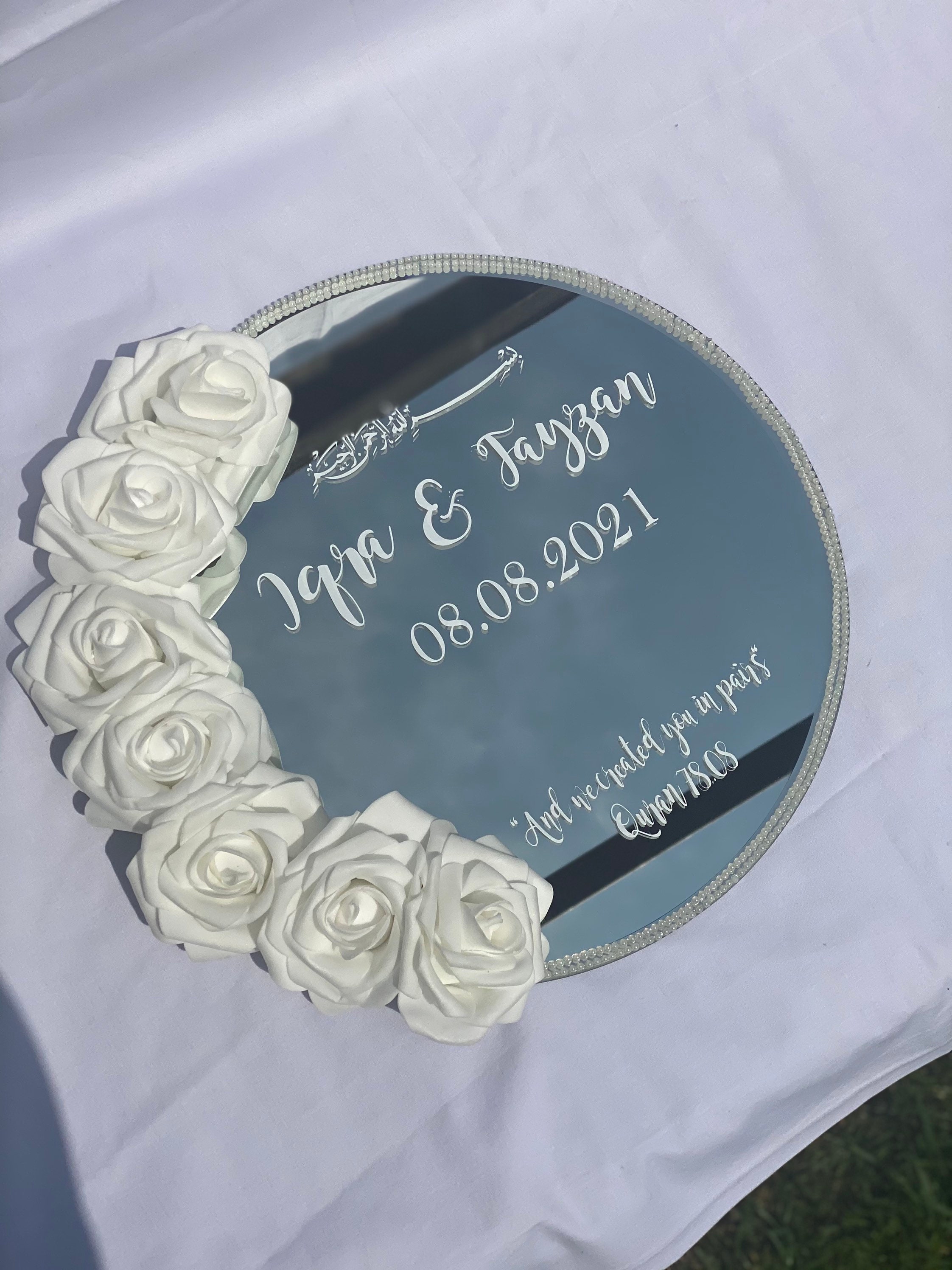Ring Plate Vinyl Stickers for Weddings Nikkah Engagement. Etsy UK