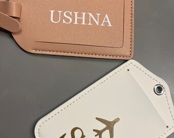 Etiquetas de equipaje de cuero grabadas Etiquetas de aniversario de cuero personalizadas Regalo personalizado del 3er aniversario Etiquetas de equipaje para él y para ella cajas de dama de honor