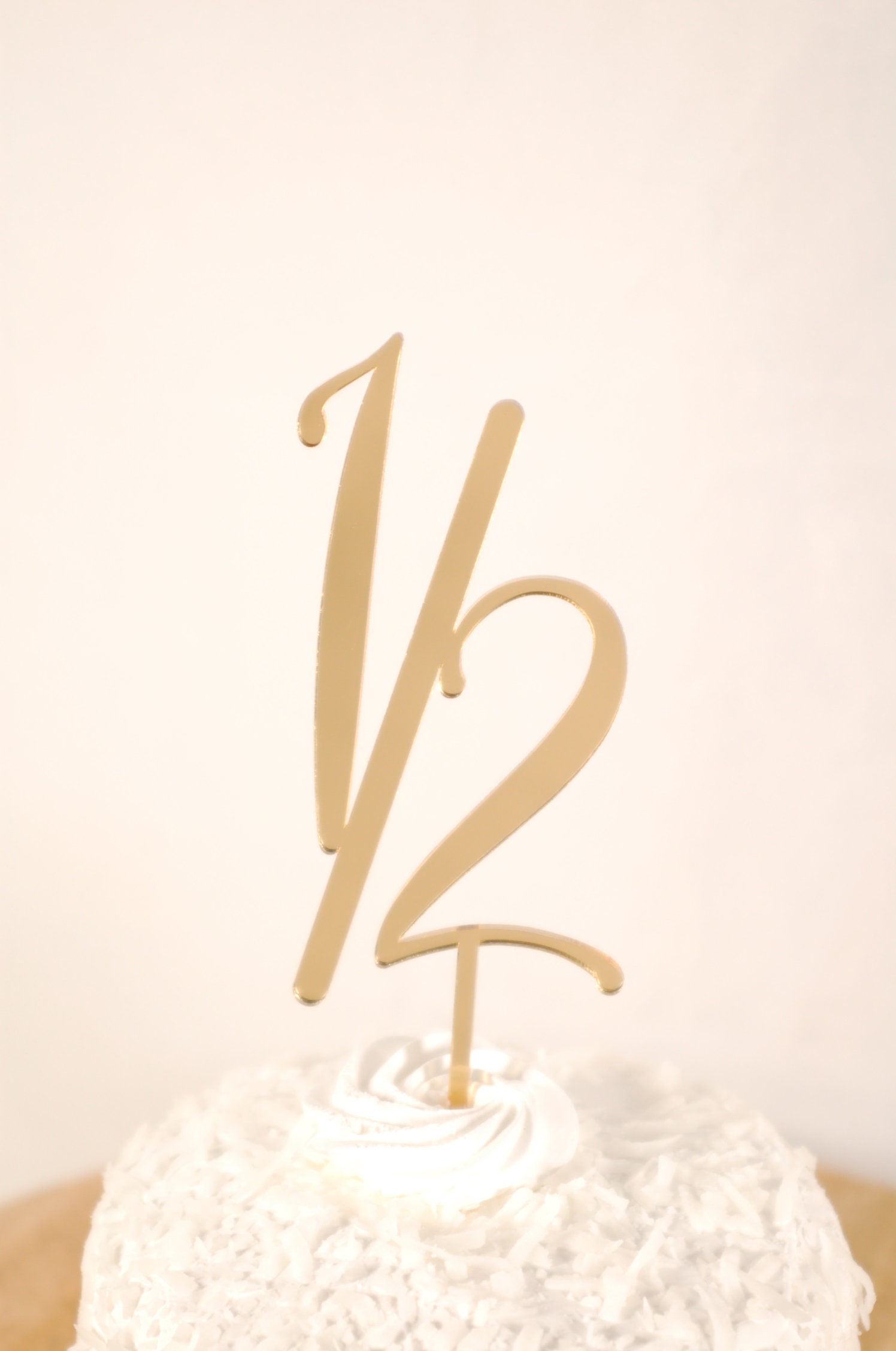 Number cake topper | Etsy