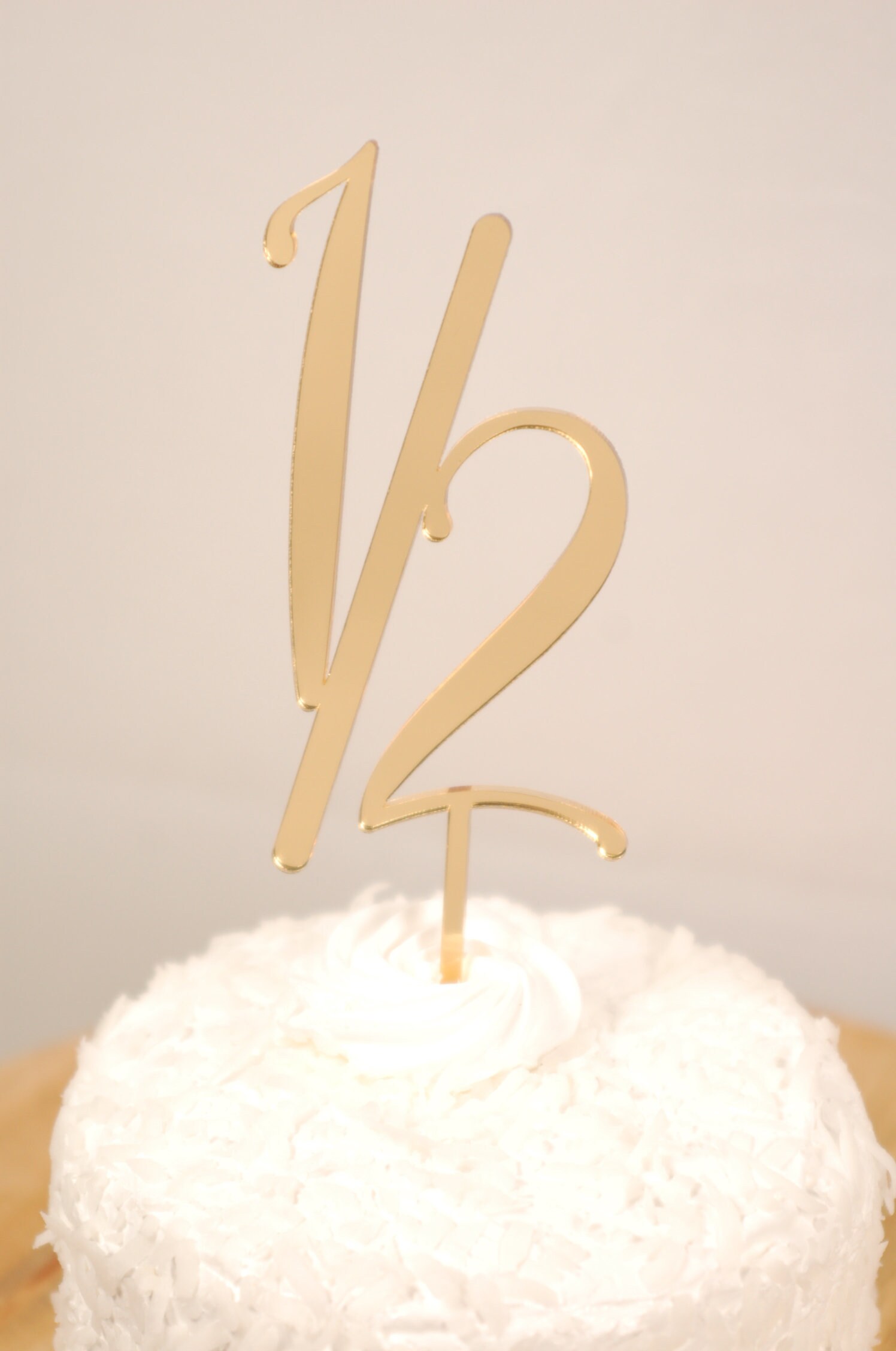 Number cake topper | Etsy