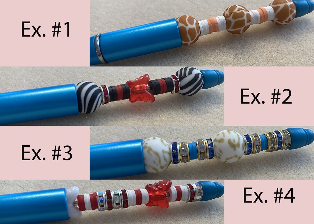 Beaded Penscustom Made to Ordercustom Pensyour Choicepenspen Beads
