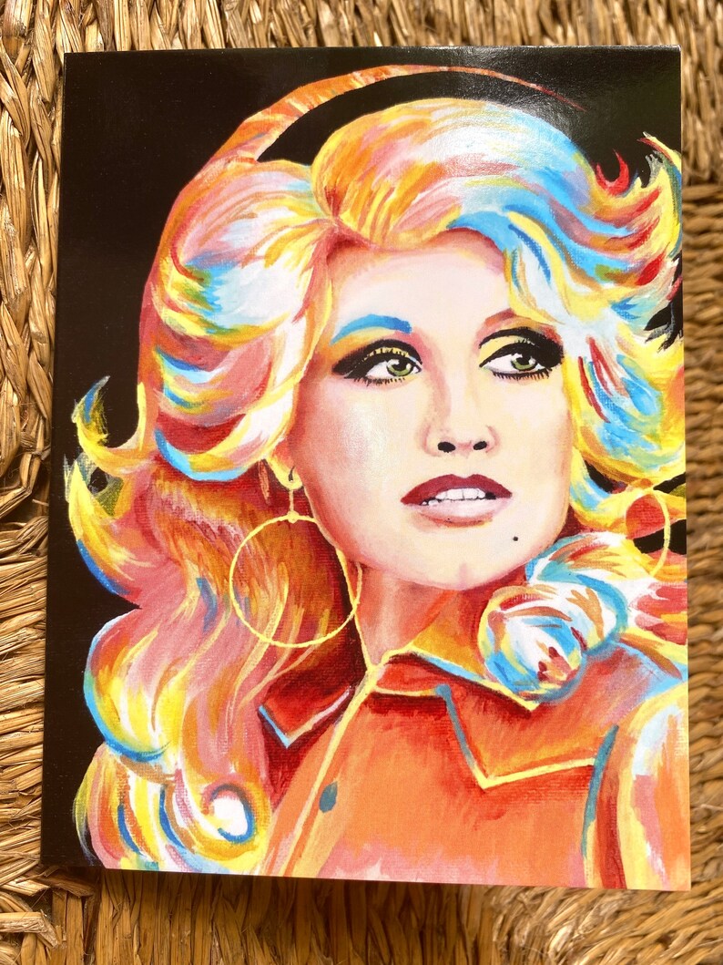 Dolly Parton Greeting Cards Etsy