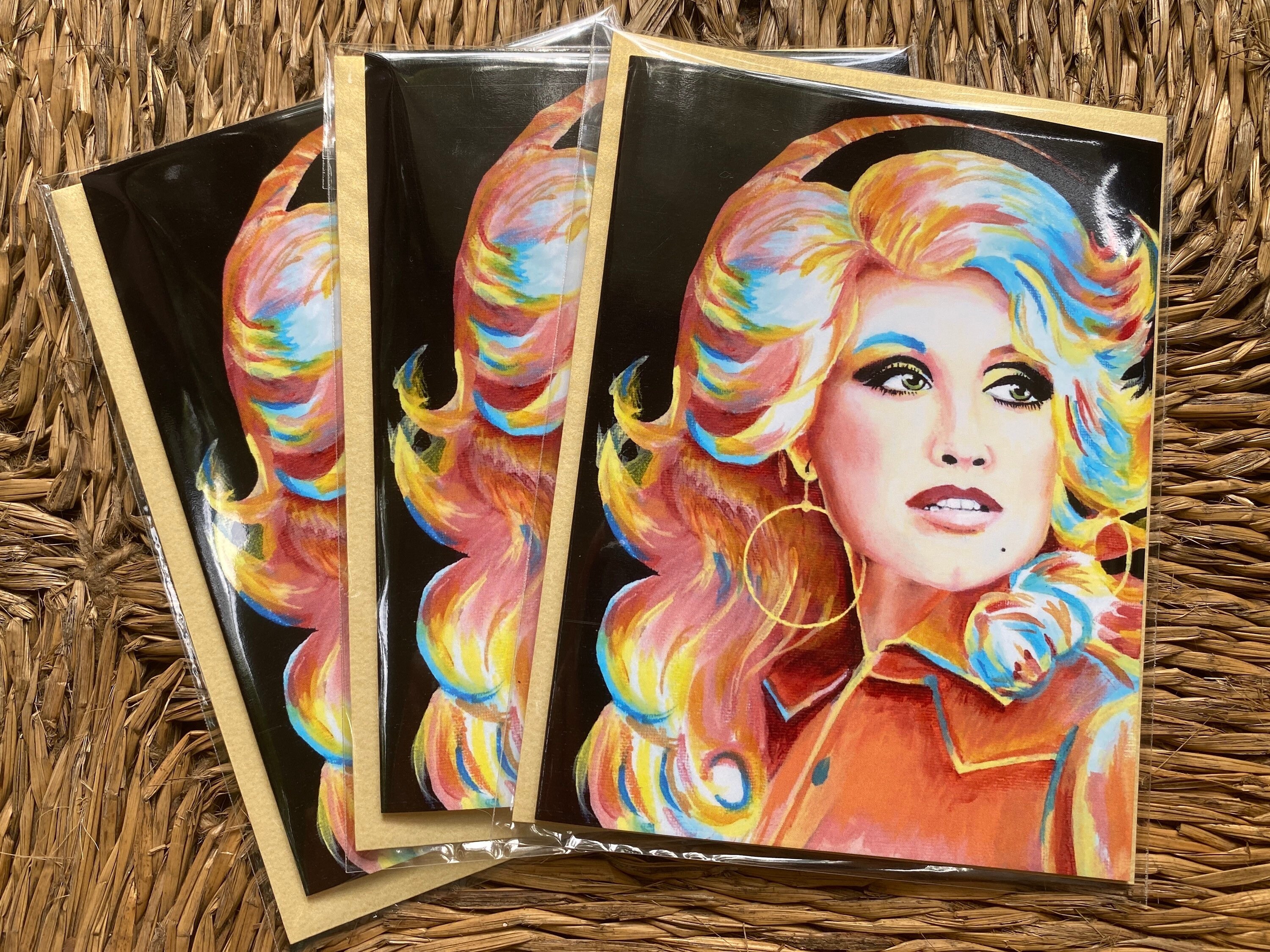 Dolly Parton Greeting Cards Etsy