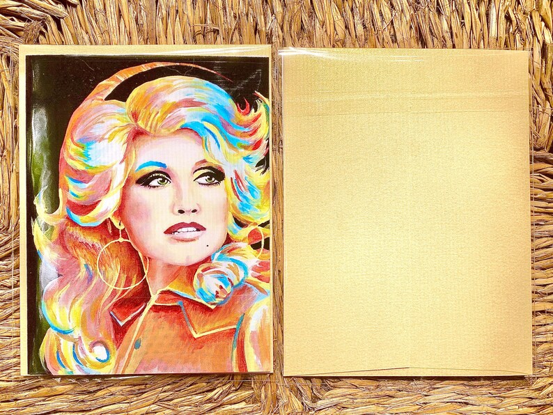 Dolly Parton Greeting Cards Etsy