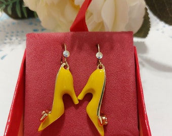 Butler and Wilson stiletto shoe earrings. Very quirky and a  true statement piece. Very unique and stylish in perfect condition