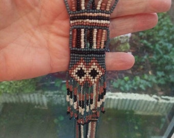 AFRICAN Mosaic necklace, beautifully crafted and fabulous detail. A very unique and original piece
