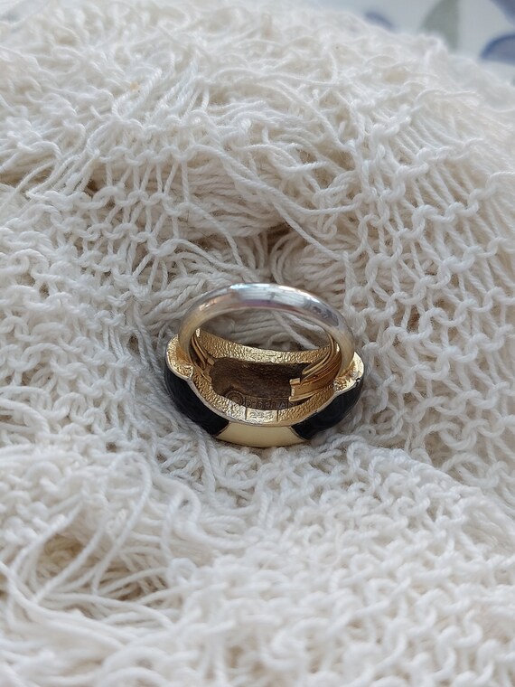 D'orlan 1980s vintage statement ring/Rare collect… - image 6