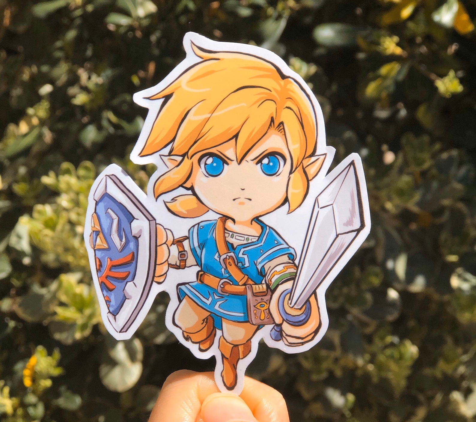 Legend of Zelda Breath of the Wild Sticker Link Etsy