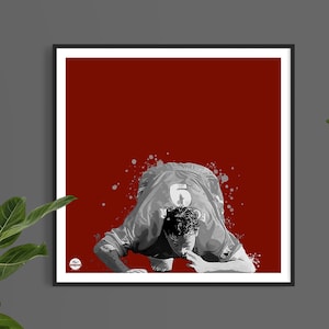 Robbie Fowler print - Liverpool FC poster, Robbie Fowler wall art, Liverpool FC print, Robbie Fowler poster, Liverpool FC gift, Soccer gift