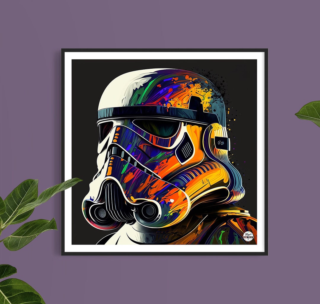Stormtrooper Print - Star Wars Poster, Stormtrooper Wall Art, Star Wars Print, Stormtrooper ...