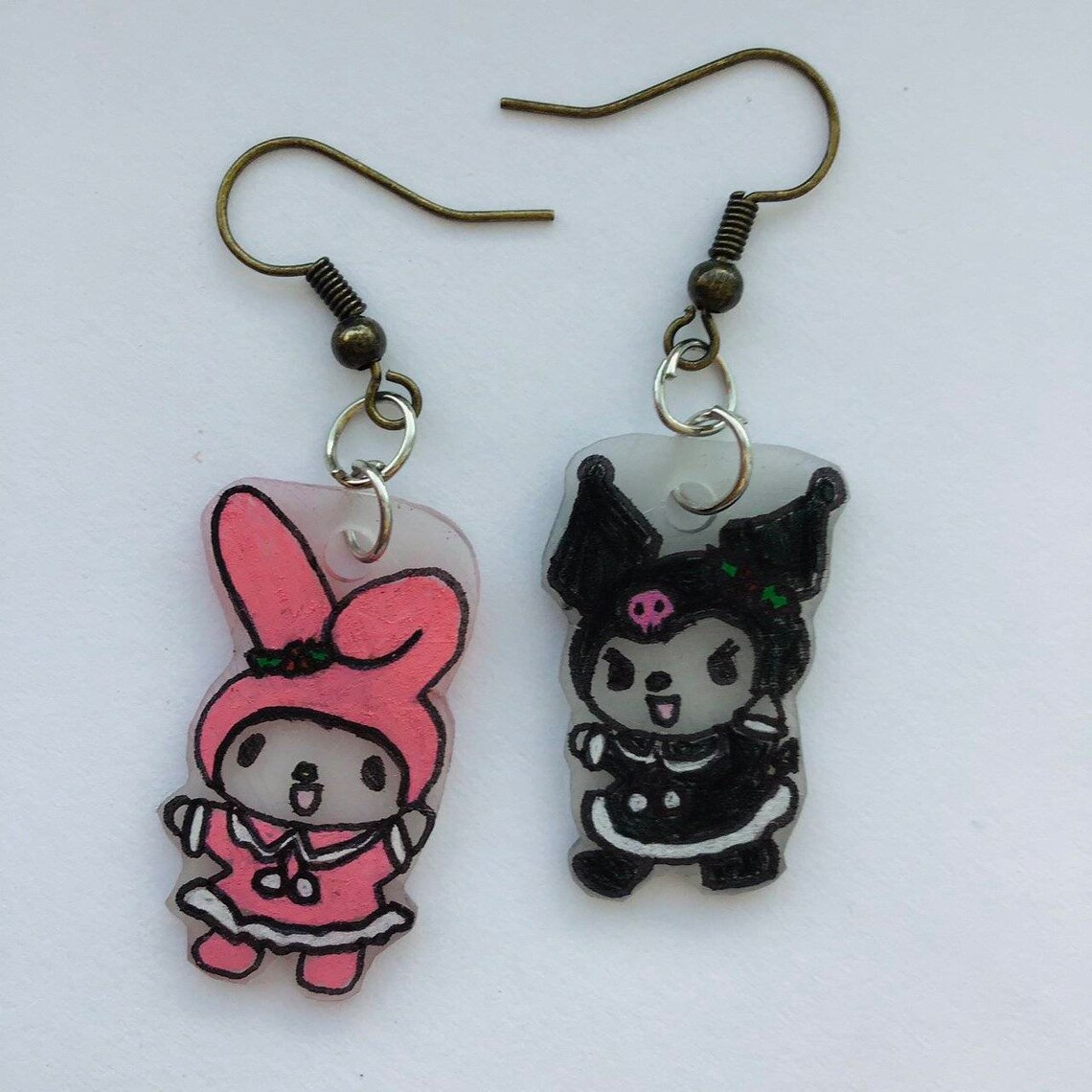 Sanrio earrings Hello Kitty Kuromi My Melody Etsy