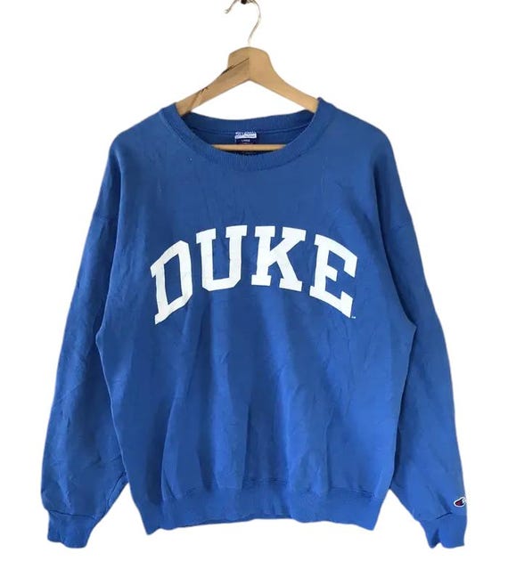 Vintage 90 s Champion Duke University Sweatshirts Size L Etsy