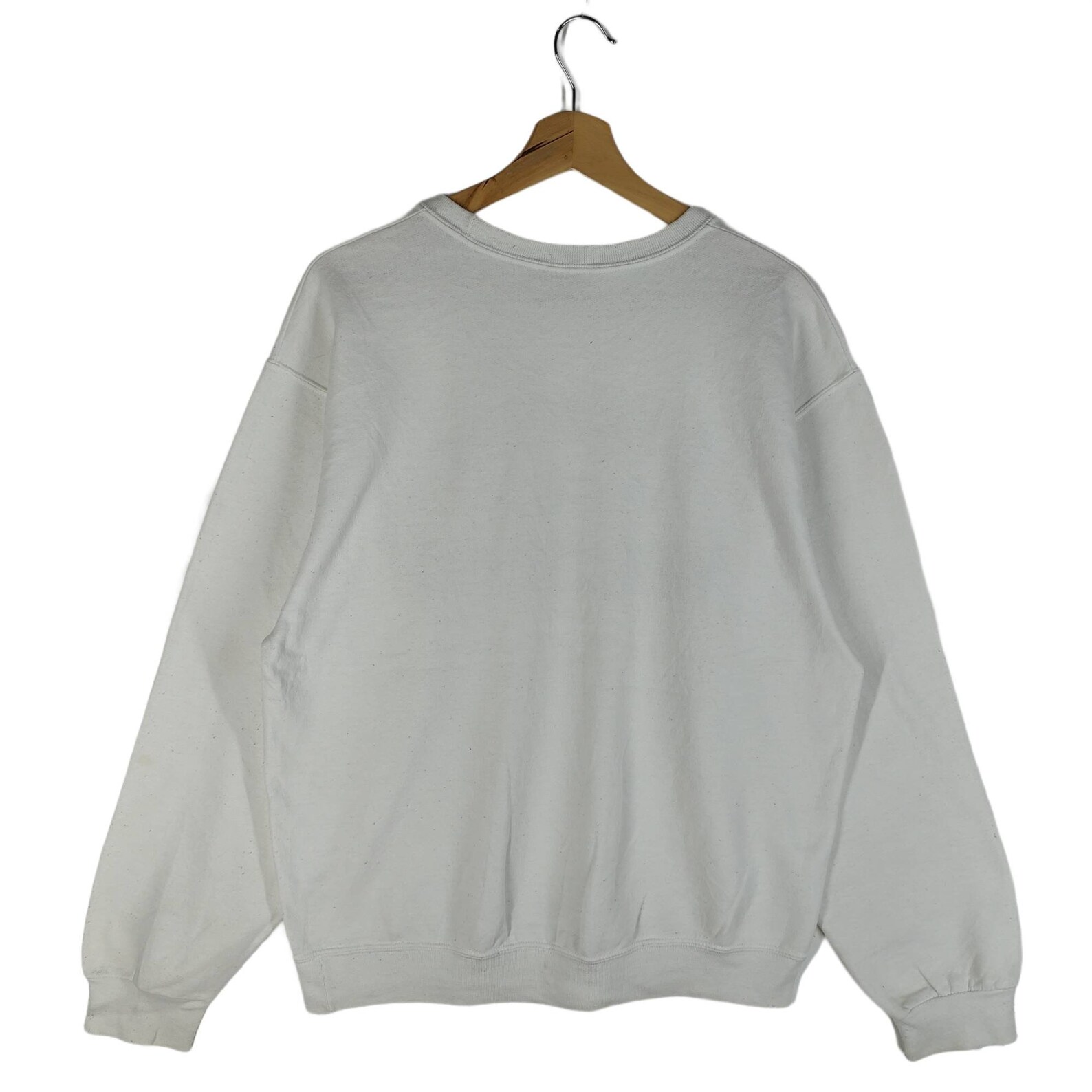 Vintage 90's Jerzees Pullover Sweatshirt In Size M White Etsy