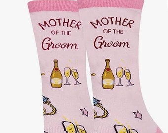 Wedding Socks for Bride socks, Bridesmaid socks, Mother of the Bride Socks, Mother of the groom socks, Father of the bride socks