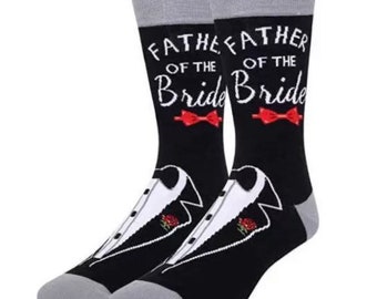 Wedding Socks for Bride socks, Bridesmaid socks, Mother of the Bride Socks, Mother of the groom socks, Father of the bride socks