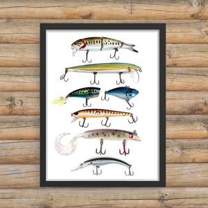 Fishing Lures Poster PRINTABLE for DOWNLOAD