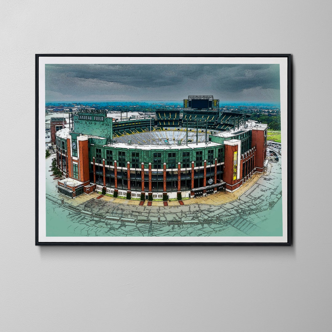 Lambeau Field Digital Download Art Print Etsy