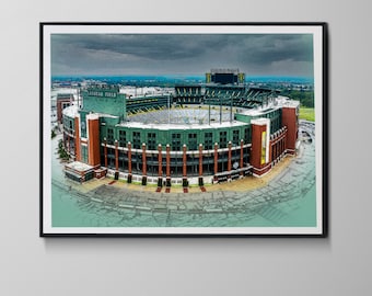 Lambeau Field  Digital Download Art Print
