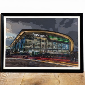 Fiserv Forum Milwaukee Digital Download Art Print