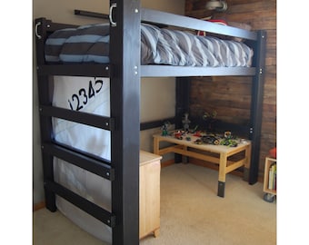 Twin-Sized Loft Bed - Instructions/Plans to Build your own - EASY DIY - instant digital download