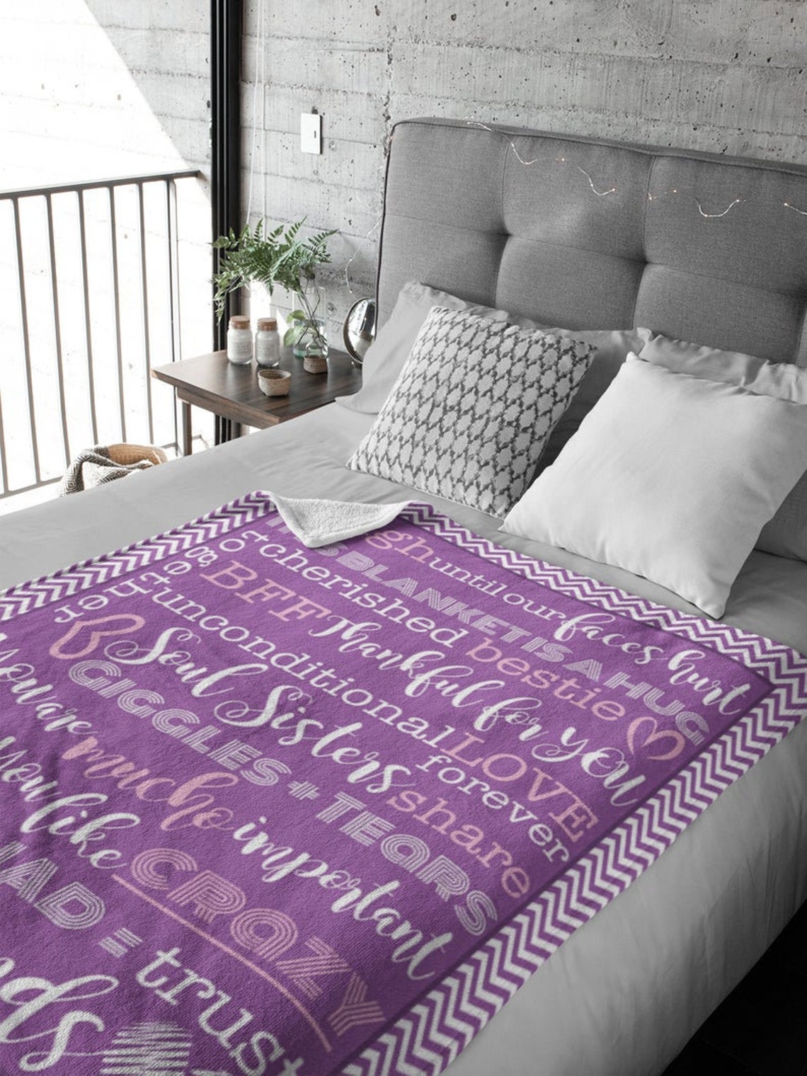 Best Friend Blanket Velvet Soft Friendship Blanket the Etsy