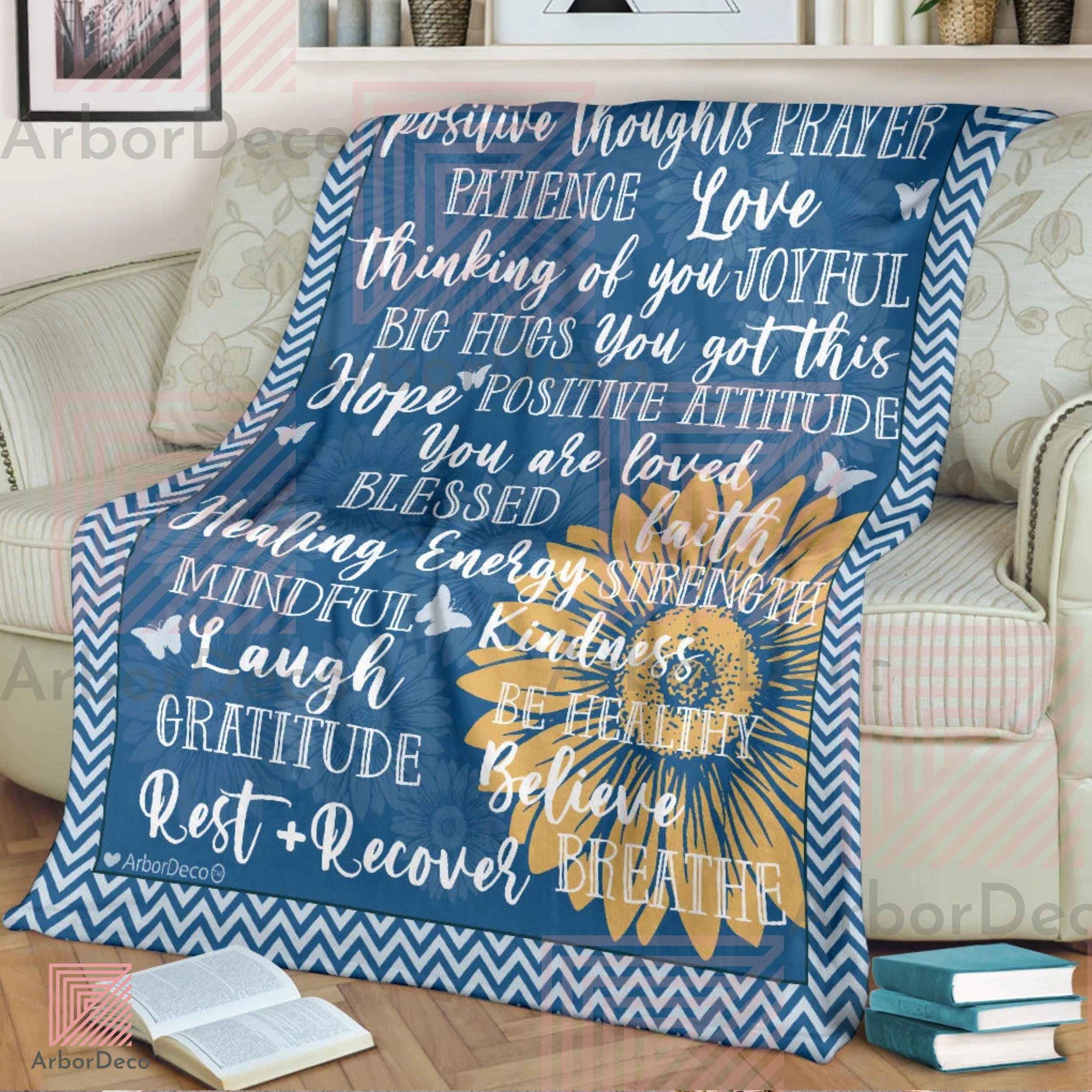 You Got This Healing Message Get Well Gift Blanket Soft Lightweight