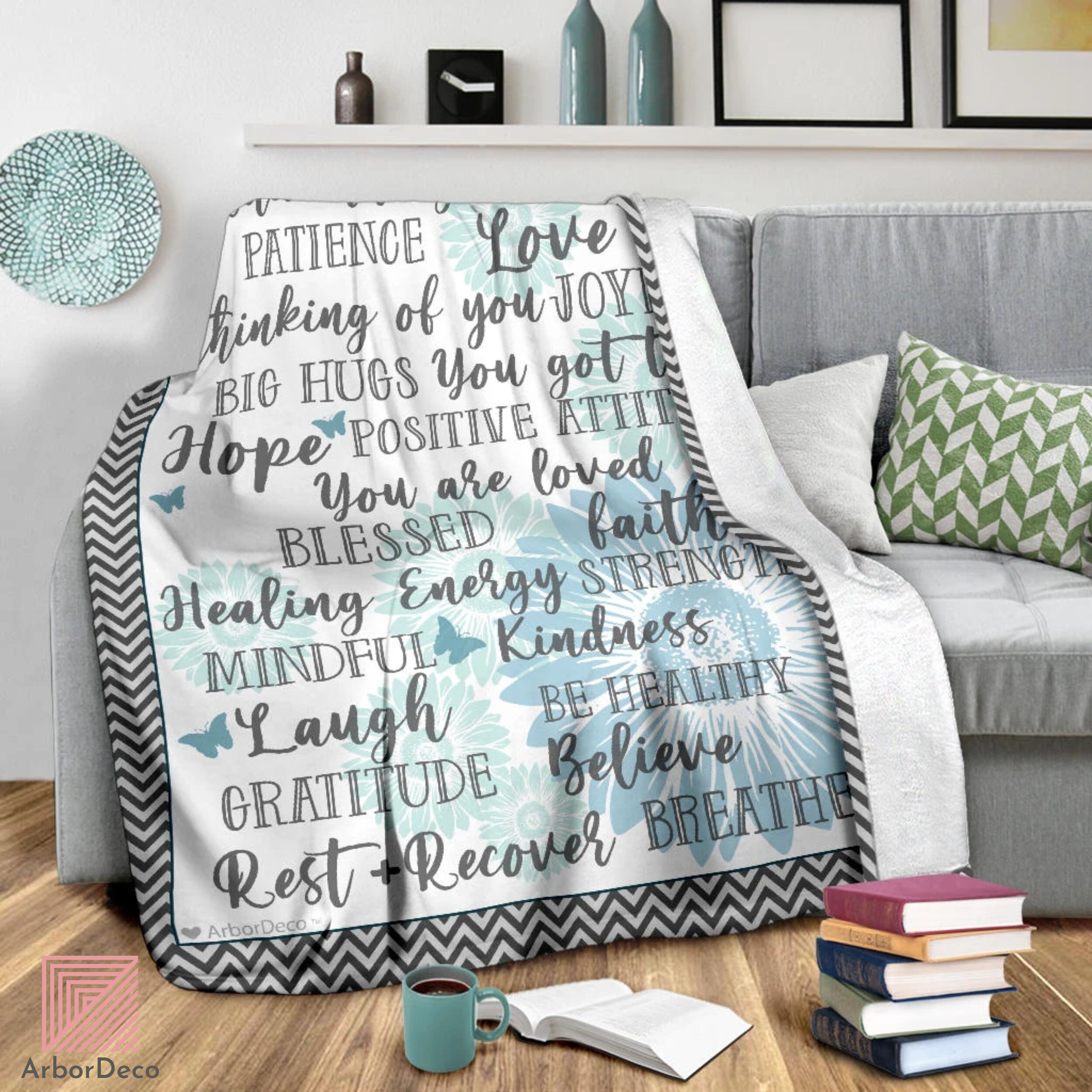 You Got This Healing Message Get Well Gift Blanket Soft Etsy