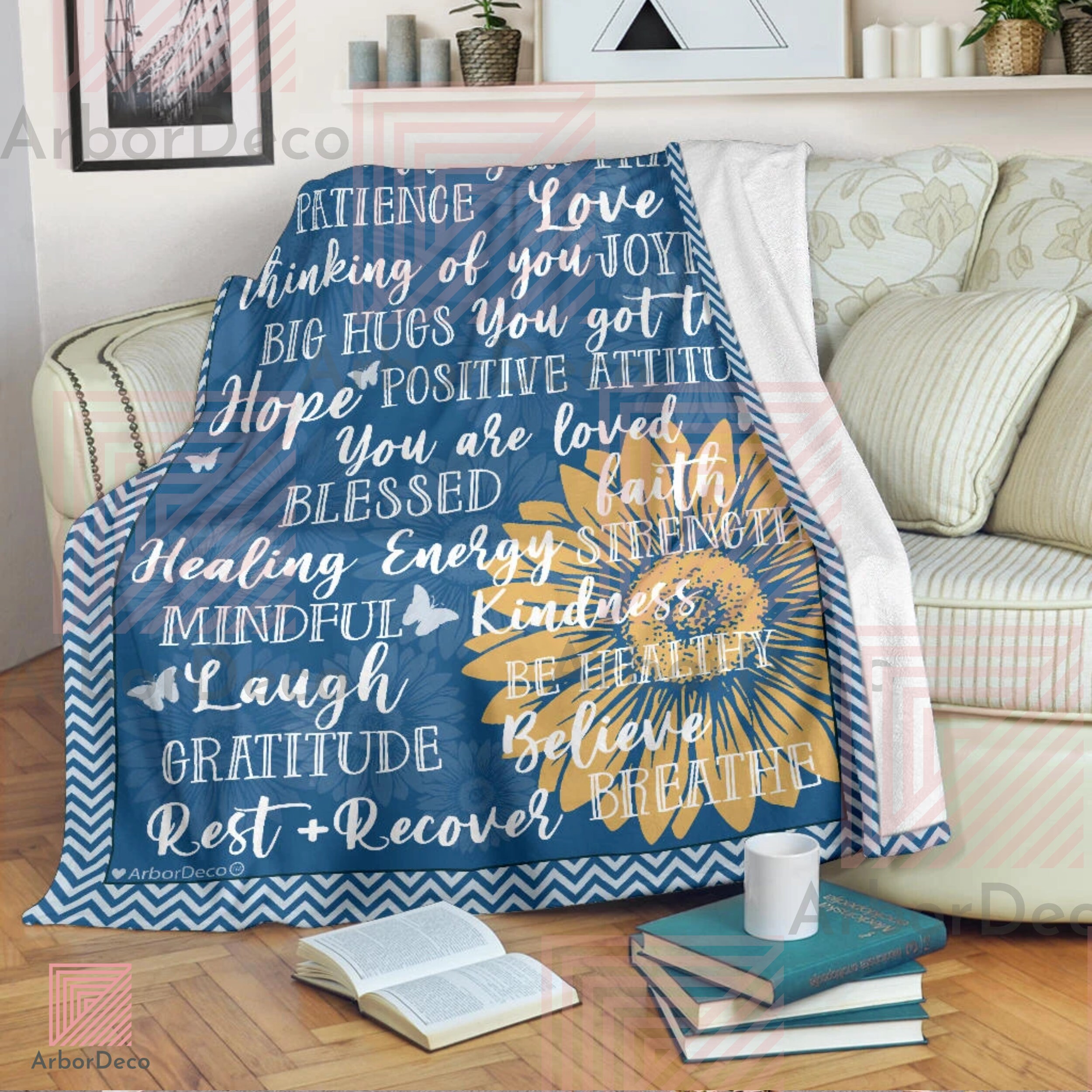 You Got This Healing Message Get Well Gift Blanket Soft Lightweight