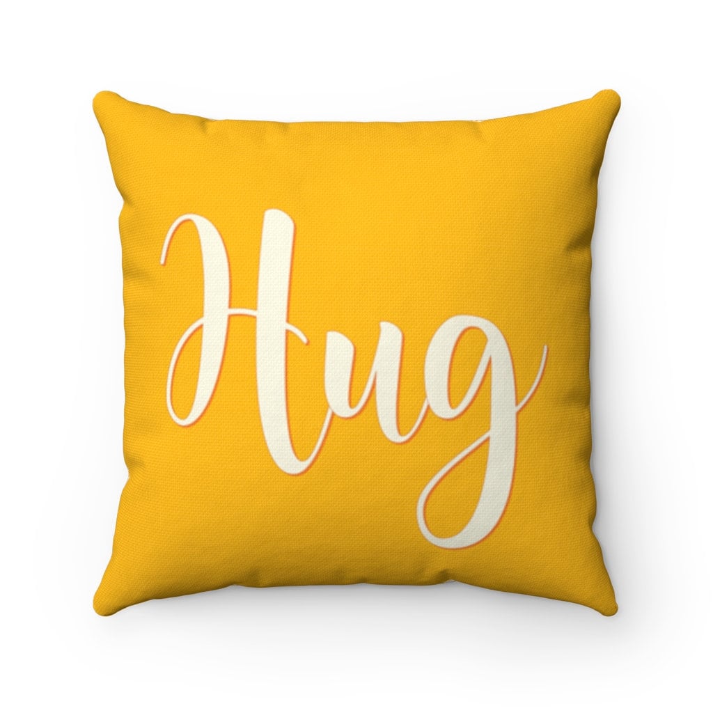 Hug Pillow Insert Pillow Included Honey Gold Sunflowers Throw Pillow Send a Hug Missing You Gift ...