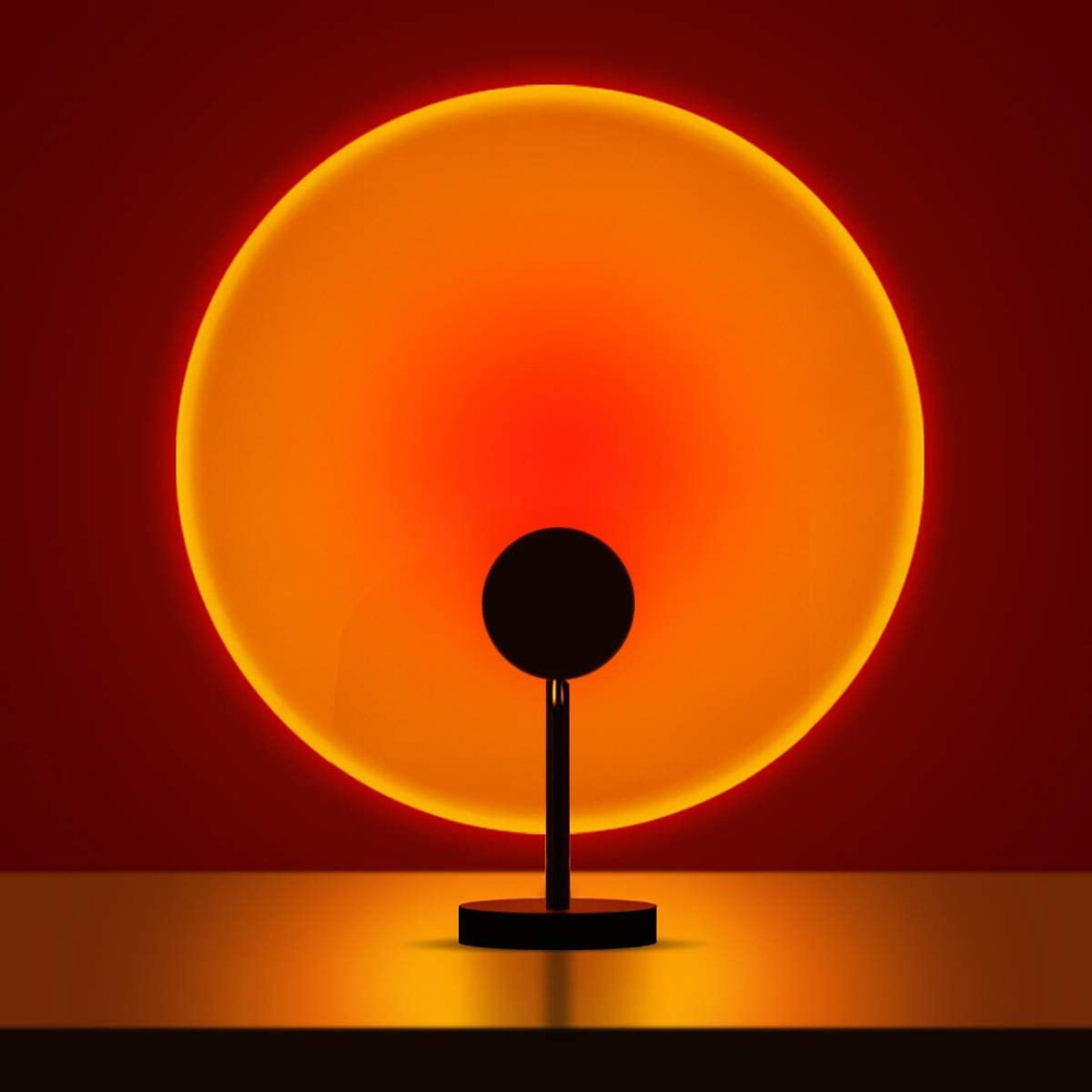 Orange Sunset Lamp Projector LED Night Light Projection SB Etsy