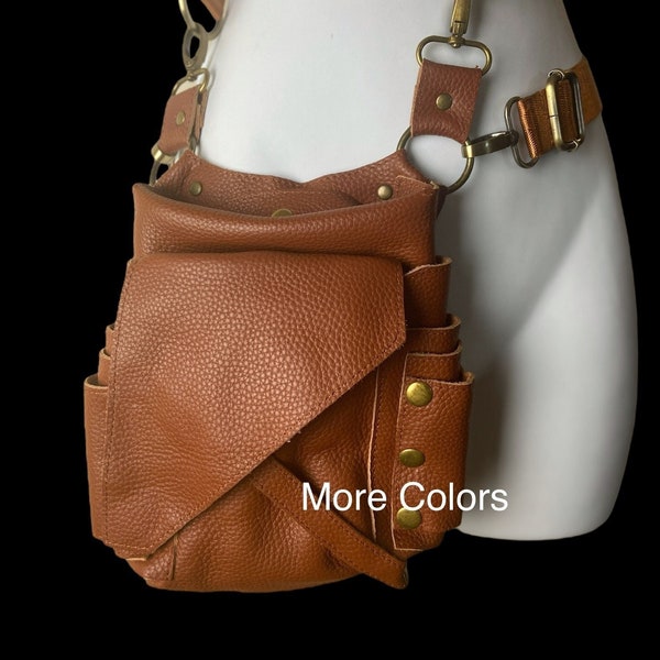 Caramel Concealed Carry Bag // Leg Harness Gun Bag // Waist Bag